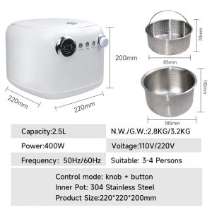 Alternative view of NỒI CƠM ĐIỆN TÁCH ĐƯỜNG 2.5L – MODEL: MSK-666S