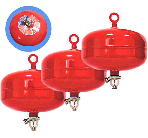 Bình cầu chữa cháy tự động Dragon loại bột ABC 8kg - Ảnh 4