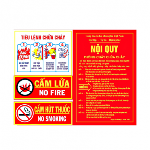Bộ nội quy tiêu lệnh PCCC