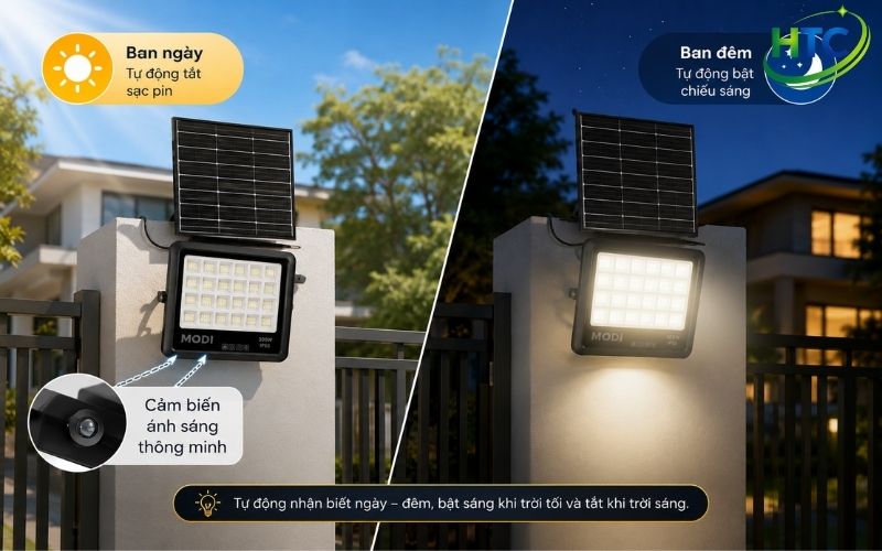 Đèn pha năng lượng mặt trời Đèn pha năng lượng mặt trời