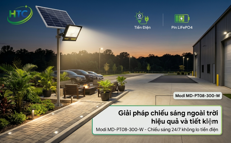 Đèn pha năng lượng mặt trời Đèn pha năng lượng mặt trời