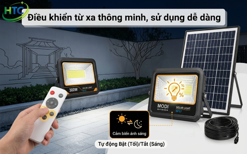 Đèn pha năng lượng mặt trời Đèn pha năng lượng mặt trời