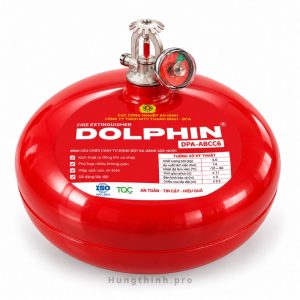 Bình cầu chữa cháy tự động bột ABC 6kg