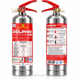 Bình chữa cháy Dolphin đa năng gốc nước (Vỏ inox) 1 lít