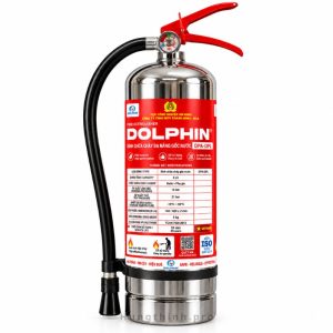 Bình chữa cháy Dolphin đa năng gốc nước (Vỏ inox) 3.5 lít