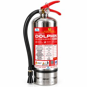 Bình chữa cháy Dolphin đa năng gốc nước (Vỏ inox) 6.5 lít