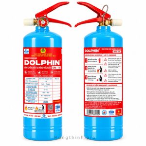 Bình chữa cháy Dolphin đa năng gốc nước (Vỏ thép) 1 lít