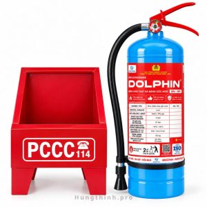 Bình chữa cháy Dolphin đa năng gốc nước (Vỏ thép) 6,5 lít