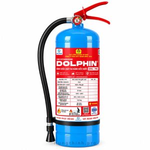 Bình chữa cháy Dolphin đa năng gốc nước (Vỏ thép) 9 lít DPA-T9L